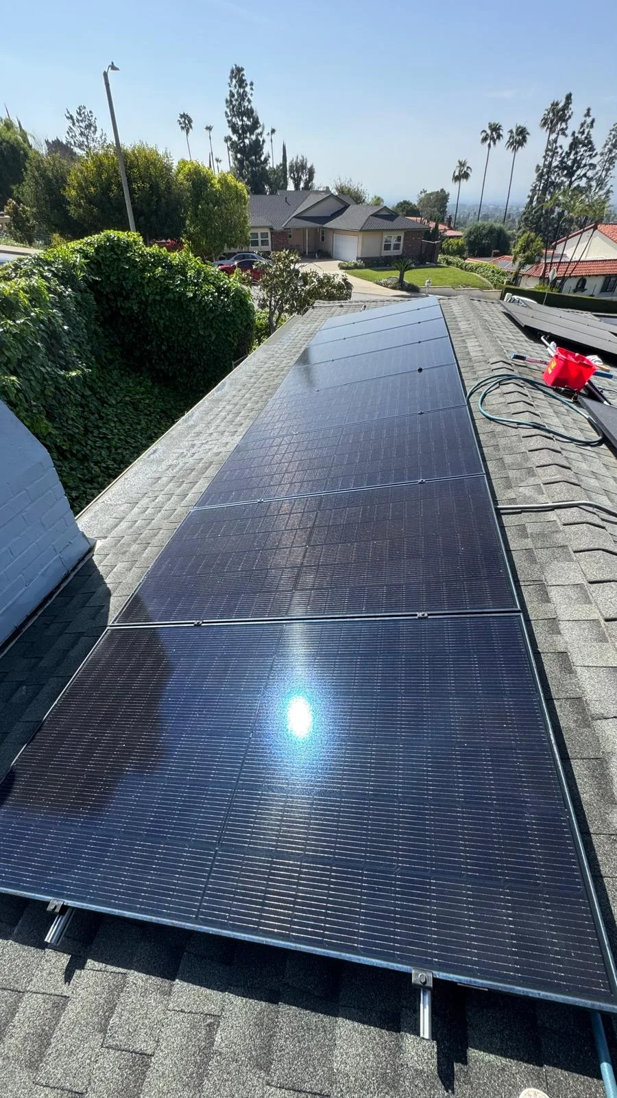 Clean reflective solar panels