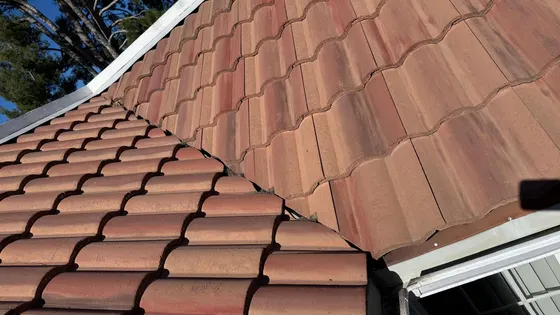 Tile roof maintenance detail