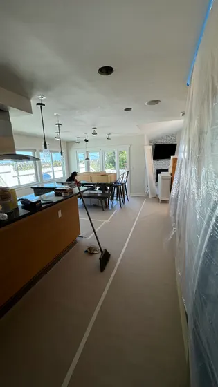 Kitchen ceiling and lighting