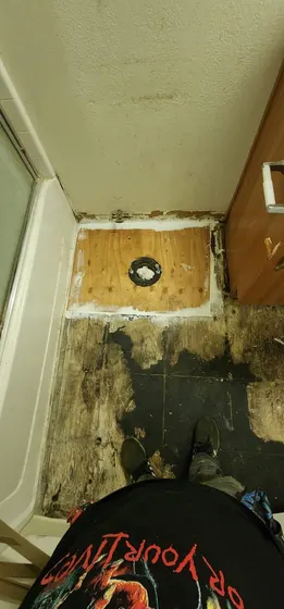 Toilet removed during repair