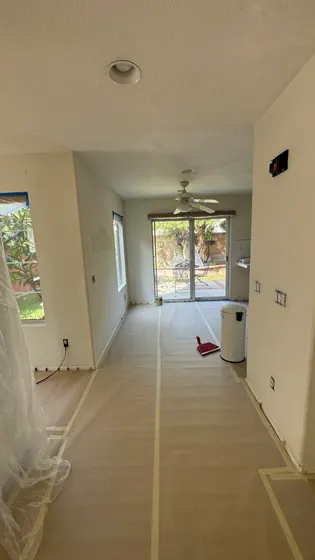 Bright finished hallway