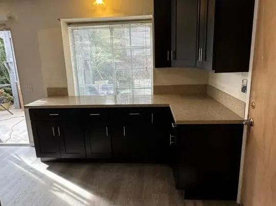 Bathroom vanity in business post