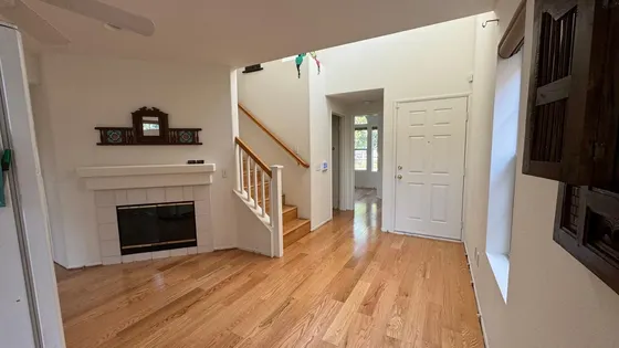 Finished living room